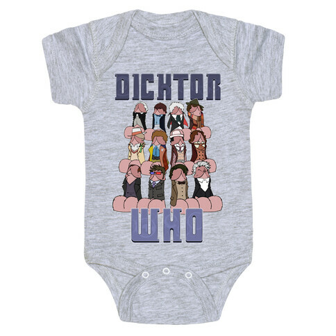 Dicktor Who Baby One-Piece