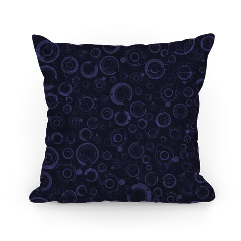 Gallifreyan Text Pattern Pillow