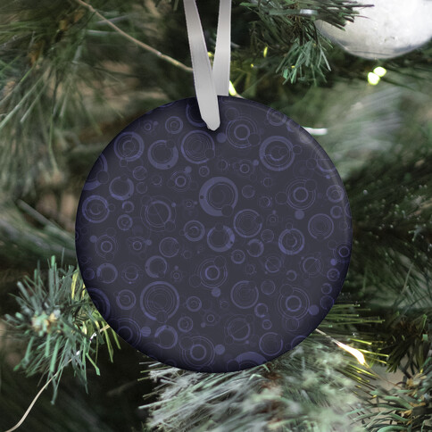 Gallifreyan Text Pattern Ornament