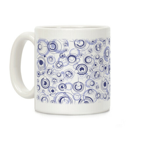 Gallifreyan Text Pattern Coffee Mug