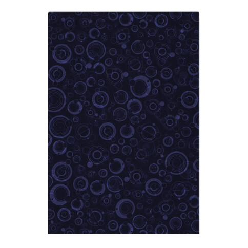 Gallifreyan Text Pattern Garden Flag