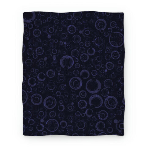 Gallifreyan Text Pattern Blanket