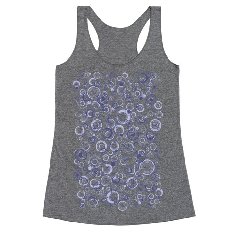 Gallifreyan Text Pattern Racerback Tank Top