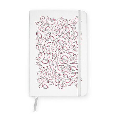 Baseballs Pattern Notebook