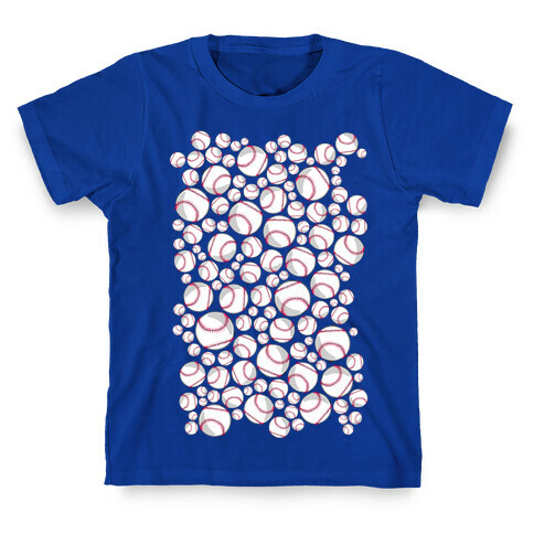 Baseballs Pattern T-Shirt