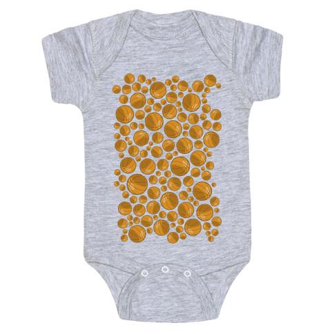 Basketballs Pattern Baby One-Piece