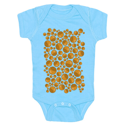 Basketballs Pattern Baby One-Piece