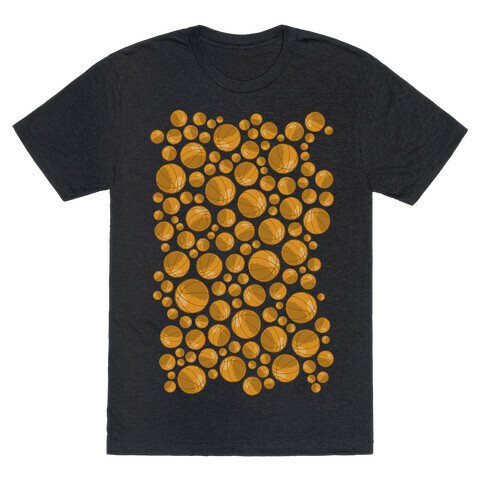 Basketballs Pattern T-Shirt