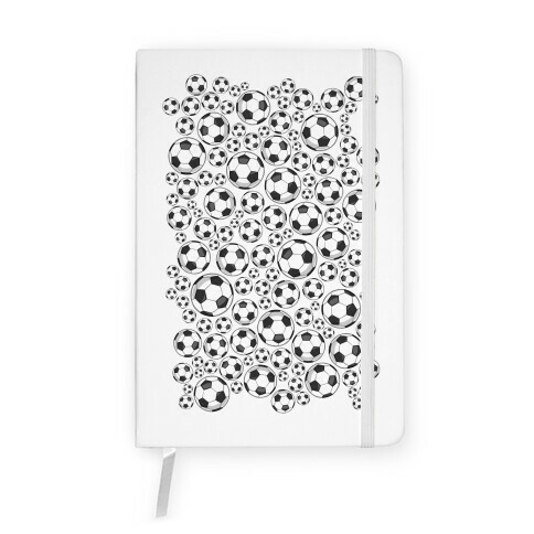 Soccer Balls Pattern Notebook