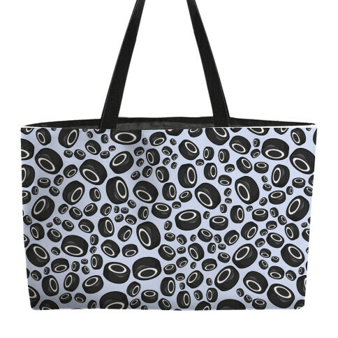 Hockey Pucks Pattern Weekender Tote