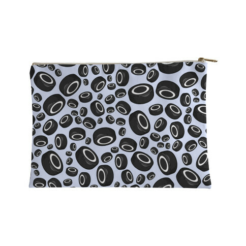 Hockey Pucks Pattern Accessory Bag