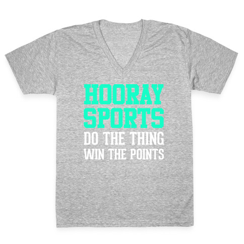 Hooray Sports V-Neck Tee Shirt