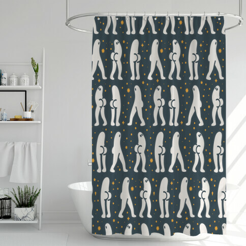 Fresno Nightcrawler Butts Shower Curtain