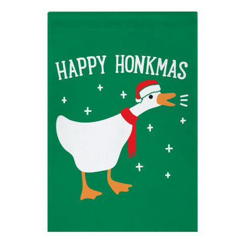 Happy Honkmas Goose Garden Flag