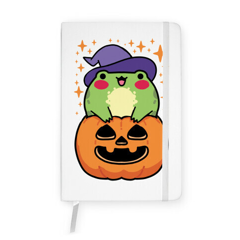 Cute Halloween Frog Notebook