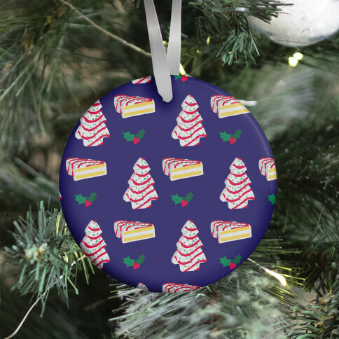 Holiday Tree Cake Pattern Ornament