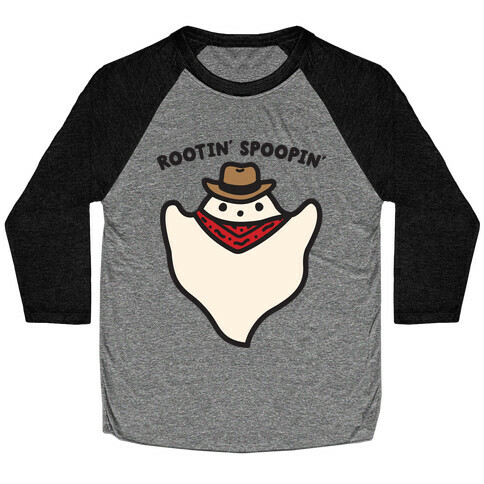 Rootin' Spoopin' Cowboy Ghost Baseball Tee