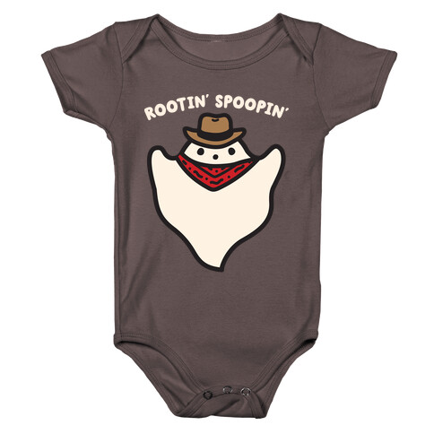 Rootin' Spoopin' Cowboy Ghost Baby One-Piece