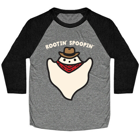 Rootin' Spoopin' Cowboy Ghost Baseball Tee
