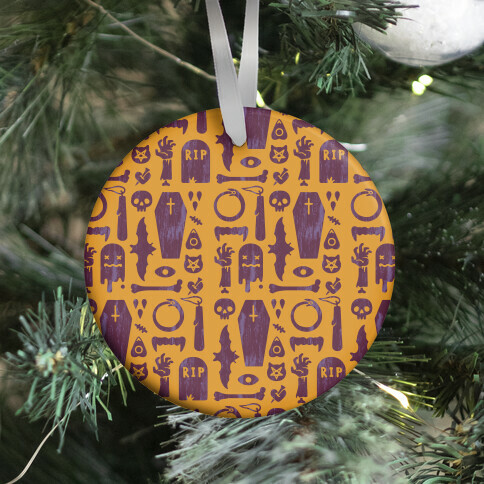 Simple Halloween Pattern Ornament