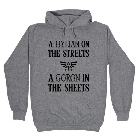 Hylian On The Streets Goron In The Sheets Hooded Sweatshirt