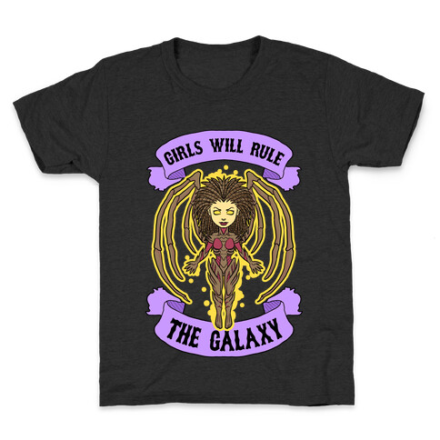 Girls Will Rule The Galaxy (Kerrigan) Kids T-Shirt