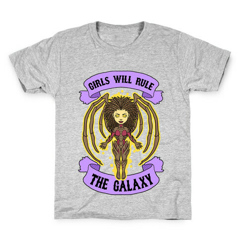 Girls Will Rule The Galaxy (Kerrigan) Kids T-Shirt