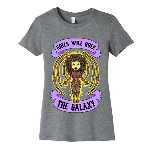 Girls Will Rule The Galaxy (Kerrigan) Womens T-Shirt