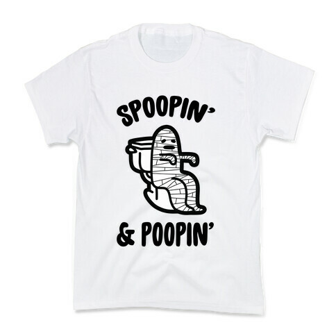 Spoopin' & Poopin' Kids T-Shirt
