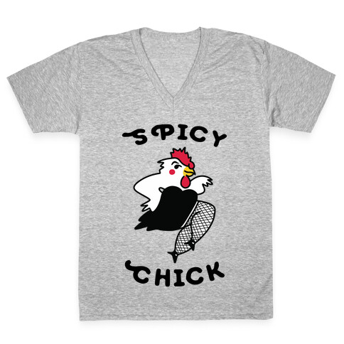 Spicy Chick V-Neck Tee Shirt