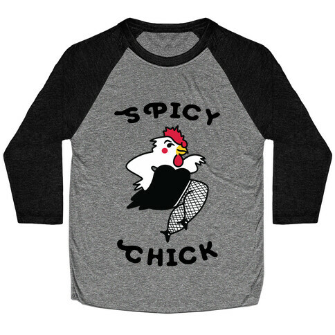 Spicy Chick Baseball Tee