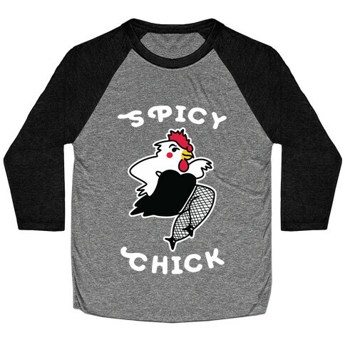 Spicy Chick Baseball Tee
