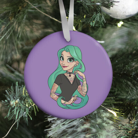 Punk Rapunzel Ornament