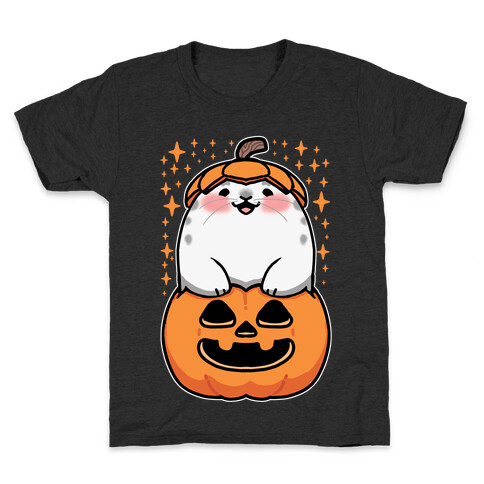 Cute Halloween Seal Kids T-Shirt