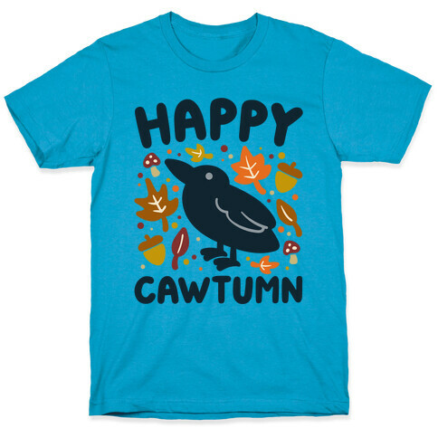 Happy Cawtumn Crow Parody T-Shirt