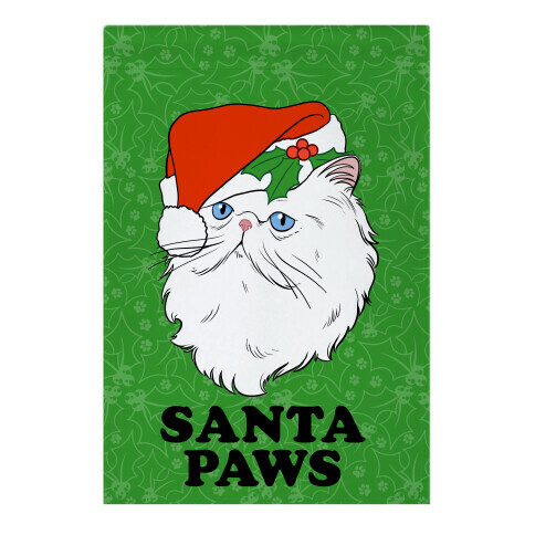 Santa Paws Garden Flag