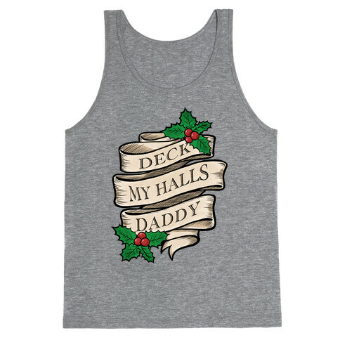 Deck My Halls Daddy Tank Top