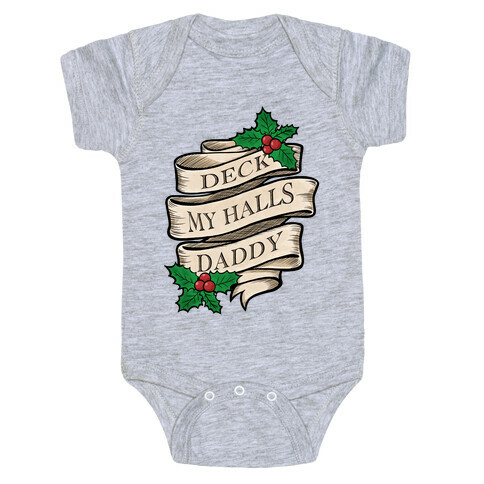 Deck My Halls Daddy Baby One-Piece