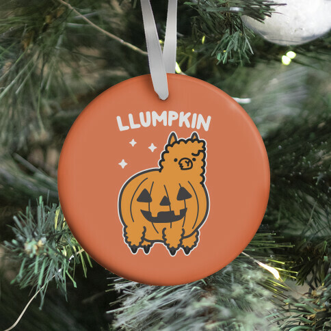 Llumpkin Llama Pumpkin Ornament