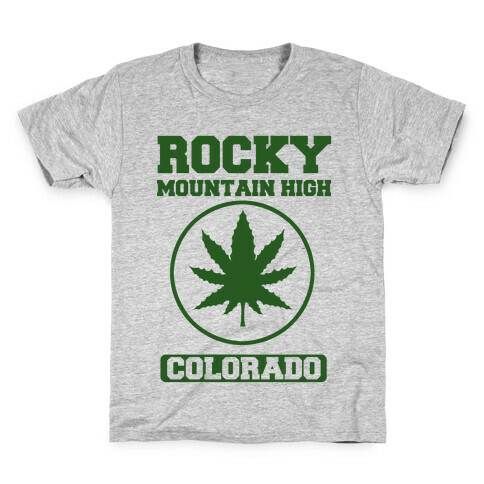 Rocky Mountain High Colorado Kids T-Shirt