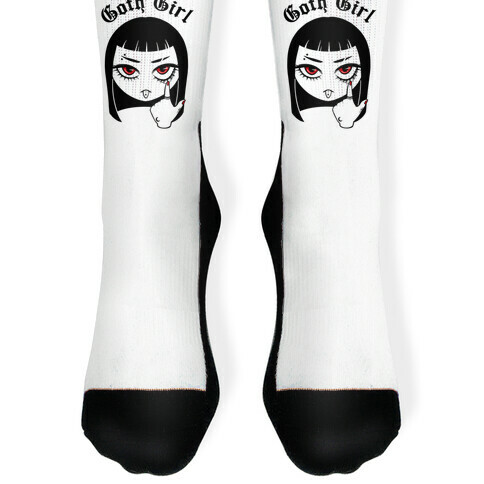 Goth Girl Sock