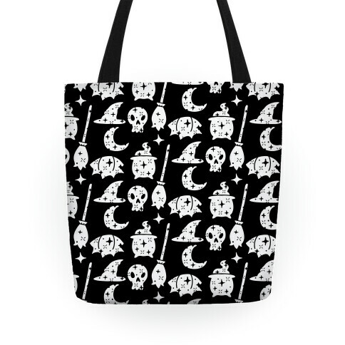 Sparkle Witch Pattern Tote