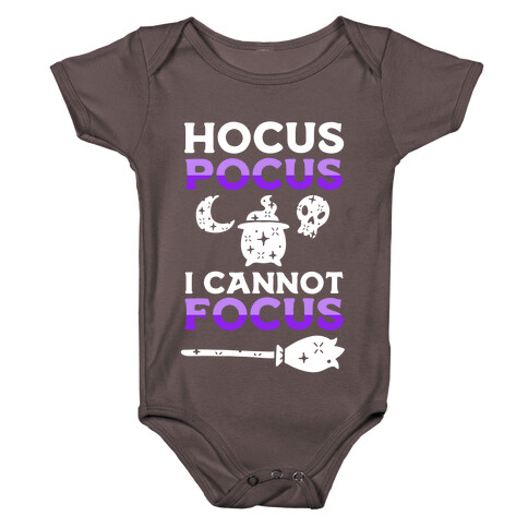 Hocus Pocus I Cannot Focus Baby One-Piece