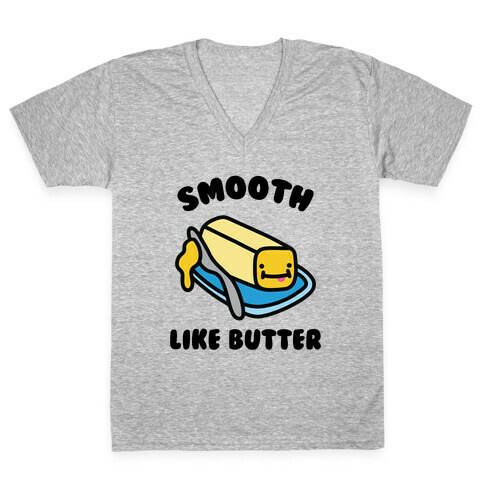 Smooth Like Butter V-Neck Tee Shirt