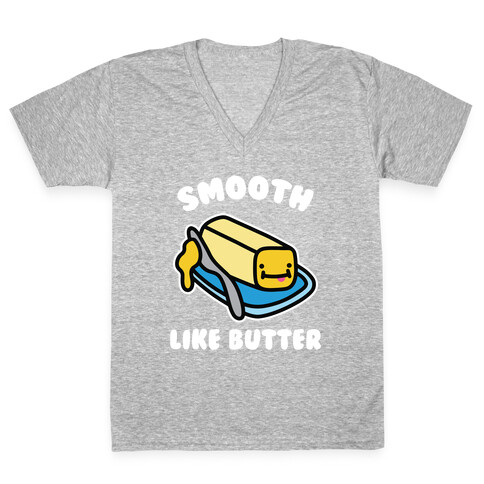 Smooth Like Butter V-Neck Tee Shirt