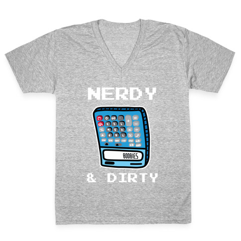 Nerdy & Dirty V-Neck Tee Shirt