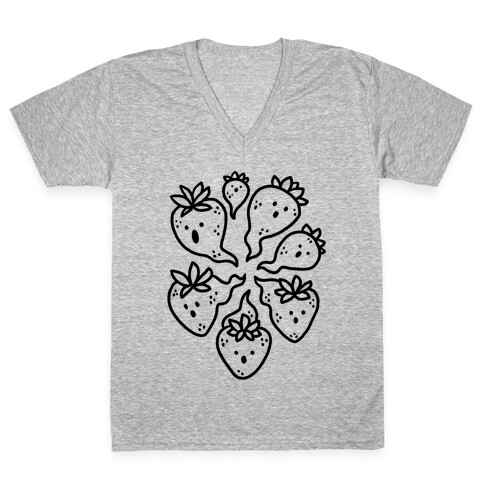 Boo Berries V-Neck Tee Shirt