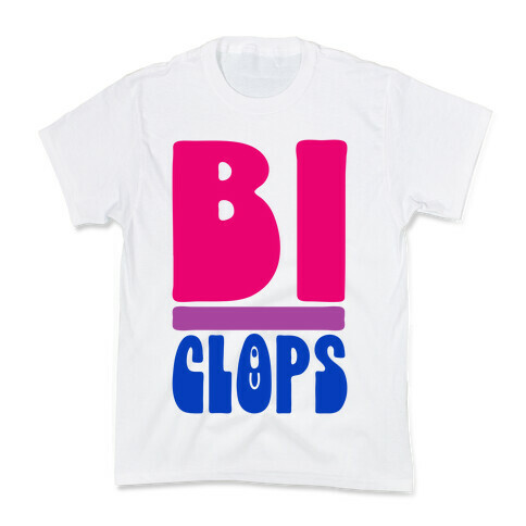 Bi-Clops Bisexual Cyclops Parody Kids T-Shirt