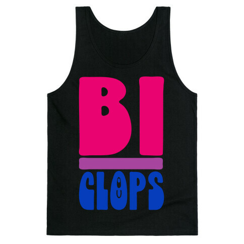 Bi-Clops Bisexual Cyclops Parody Tank Top