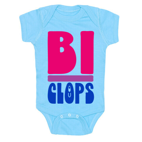 Bi-Clops Bisexual Cyclops Parody Baby One-Piece